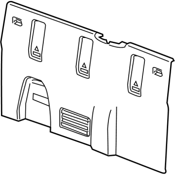GM 84694418 Rear Trim Panel, Black