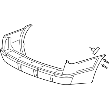 Pontiac Montana Bumper - 12336006