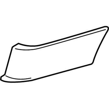 GM 12336007 Side Molding, Driver Side