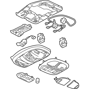 Chevy 15229249 Console Assembly