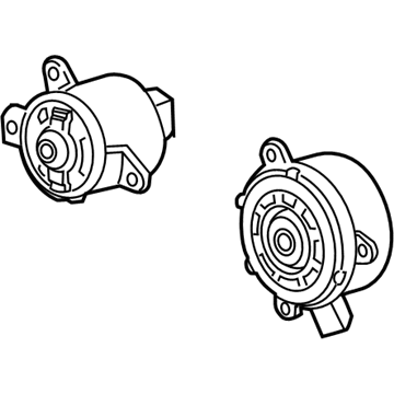 GM 20757665 Fan Motor, Driver Side