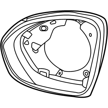GM 39115512 Bezel, Rear Driver Side