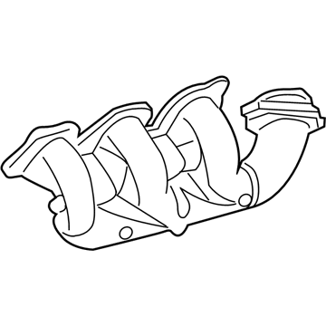 GM 12588004 Exhaust Manifold, Driver Side