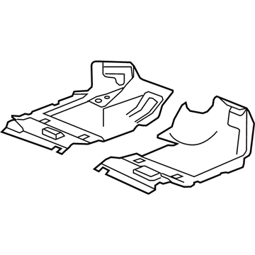 GM 22789965 Carpet, Front Driver Side