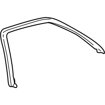 2007 Cadillac CTS Door Seal - 25881538