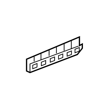 GM 23384920 Front Rail Bracket, Rear Driver Side