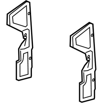 GM 15139386 Side Baffle, Passenger Side