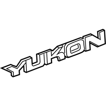 GM 15825690 Nameplate, Outer