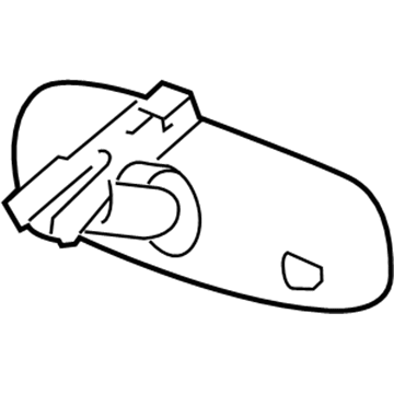 GM 13584891 Mirror Inside, Rear