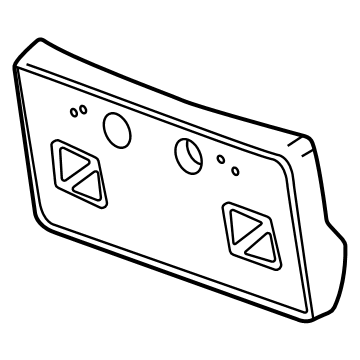 GM 85553155 License Bracket, Front