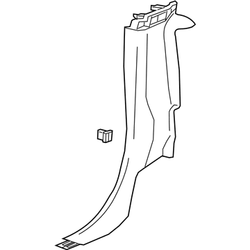 GM 84255694 Lock Pillar Trim, Driver Side