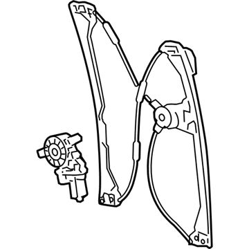 2006 Buick LaCrosse Window Regulator - 25980395