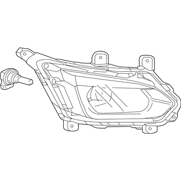 Chevy Fog Light - 23375568