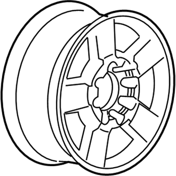 Chevy Silverado 2500 HD Spare Wheel - 84711930