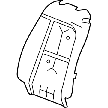 GM 13521792 Seat Back Panel, Front
