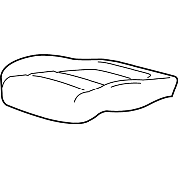 GM 42639010 Cushion Cover, Front