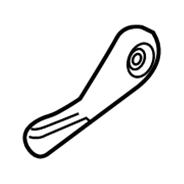 GM 42435819 Recline Handle, Ash Gray, Front