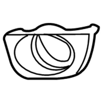 Pontiac 92213349 Fog Lamp Bezel