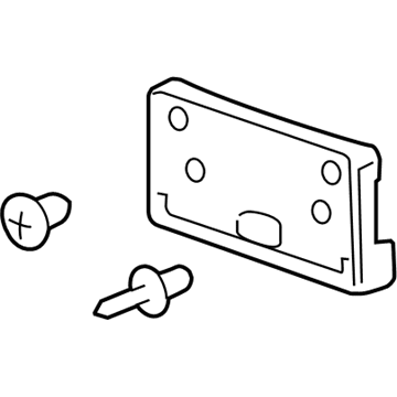 GM 95094483 License Bracket