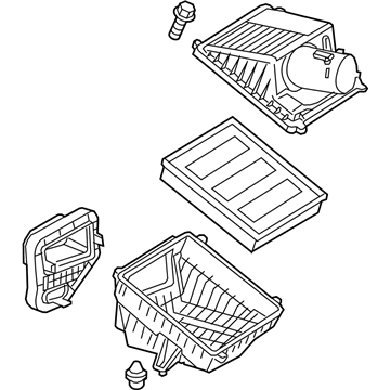 Chevy Silverado 1500 Air Filter Box - 23462041