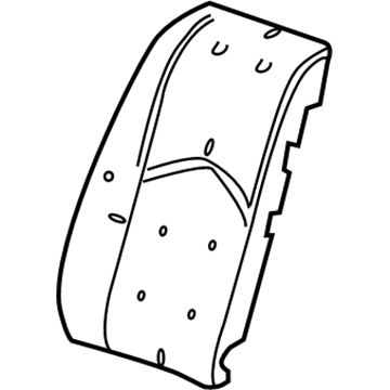 Cadillac Seat Cushion Pad - 20820406
