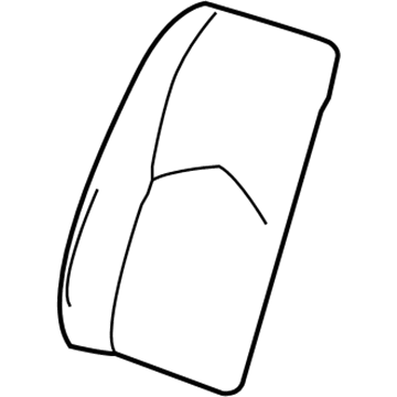 GM 20820167 Seat Back Cover, Rear Driver Side