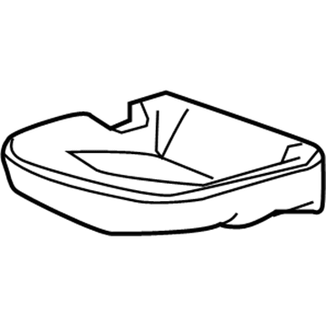 GM 20820428 Seat Cover, Rear Driver Side