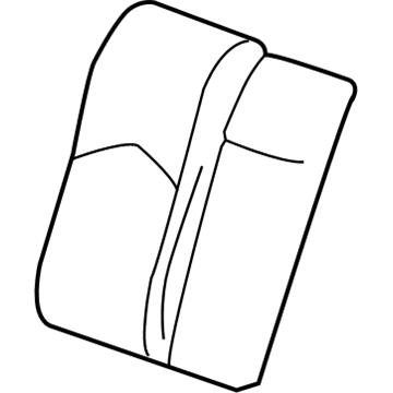 GM 20820171 Seat Back Cover, Rear Passenger Side