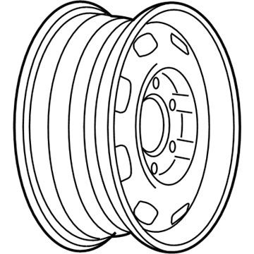 GM 97245908 Wheel, Steel