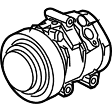 Hummer H3 A/C Compressor - 37183469
