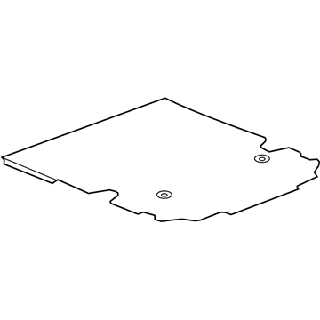 GM 85147516 Floor Cover, Jet Black, Rear