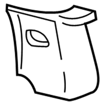 GM 10390939 Pillar Trim, Passenger Side
