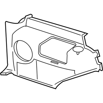 GM 15133250 Quarter Trim Panel, Passenger Side