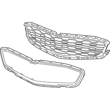 Chevy 84159846 Center Grille