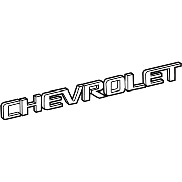 GM 95220707 Nameplate