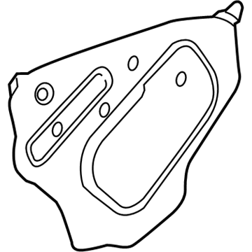 GM 84124721 Water Deflector, Inner Driver Side