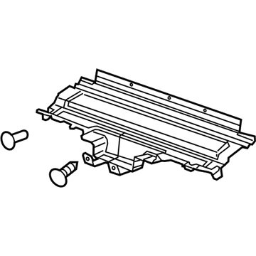 Cadillac 23222310 Upper Baffle