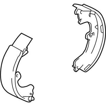 Pontiac Parking Brake Shoe - 88972490