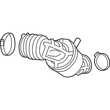 Cadillac Air Intake Coupling - 23344071