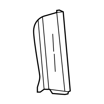 GM 84502064 Side Baffle, Passenger Side