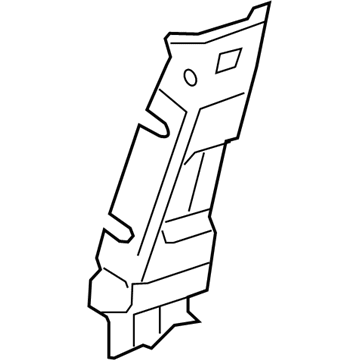 GM 25949835 Trim Support, Titanium, Passenger Side