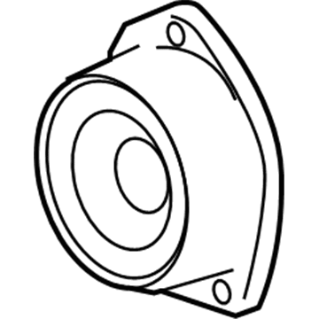 GM 15201406 Rear Driver Speaker