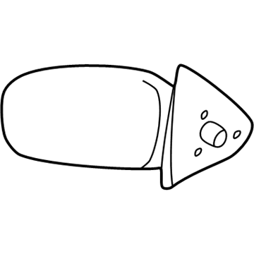 2004 Chevy Cavalier Side View Mirrors - 22728849