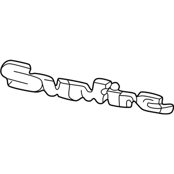 Pontiac Sunfire Emblem - 22596472