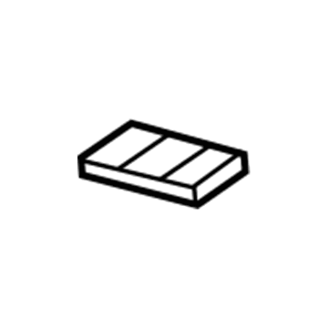 GM 84557894 Air Filter, Passenger Side