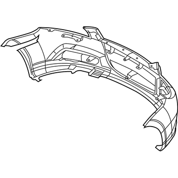 Chevy Aveo5 Bumper - 96808139
