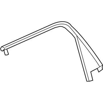 GM 20932589 Reveal Molding, Rear Upper Driver Side