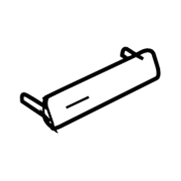 GM 89041934 Pull Handle, Gray