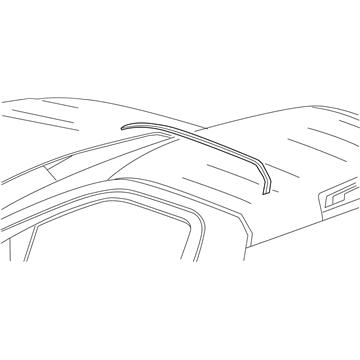 GM 84610432 Roof Molding, Passenger Side
