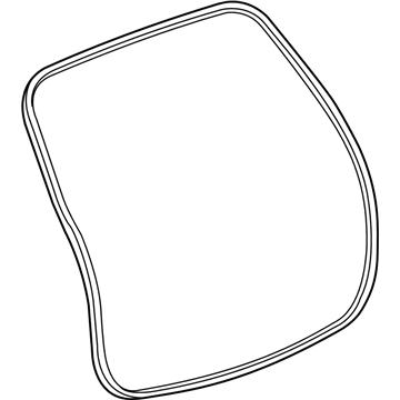 GM 23495336 Weatherstrip On Body, Rear